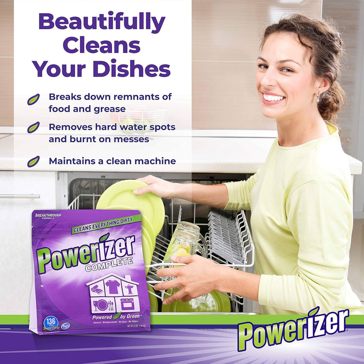Powerizer Complete All-Natural All-Purpose Detergent - 3 lb + Squirt Bottle
