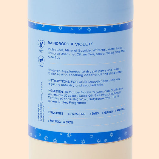 Paw Balm - Raindrops & Violets - 2.6oz