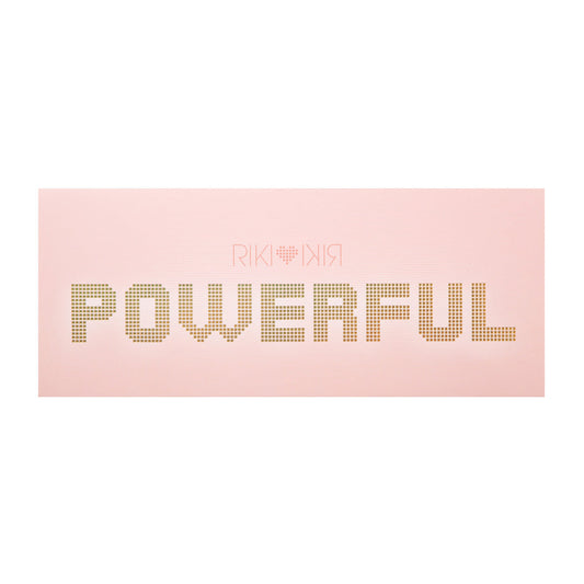 Cover of the rose gold Sparkle RIKI Powerful LED-lighted mirror and power bank by RIKI LOVES RIKI, adding sophistication to your beauty routine.