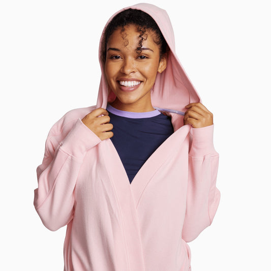 Flamingo Soffle Waffle Lightweight Robe