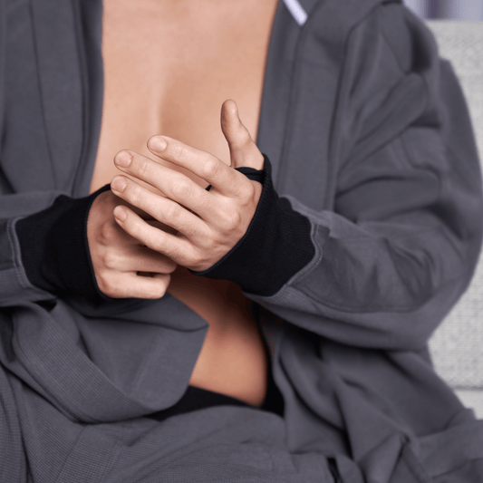 Gray Soffle Waffle Lightweight Robe