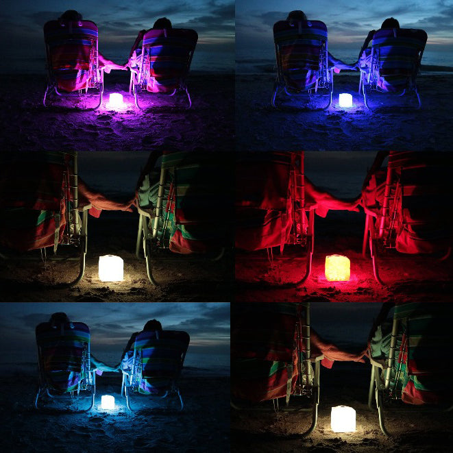 Solar-multi-colored lantern with 6 happy colors for your next party or mood lighting.