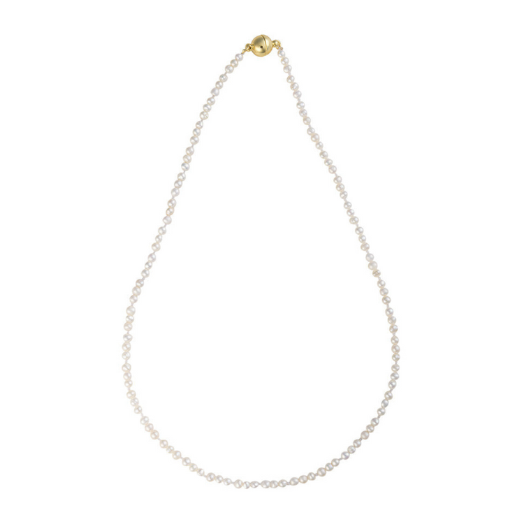 Signature freshwater pearl strand with tiny white pearls