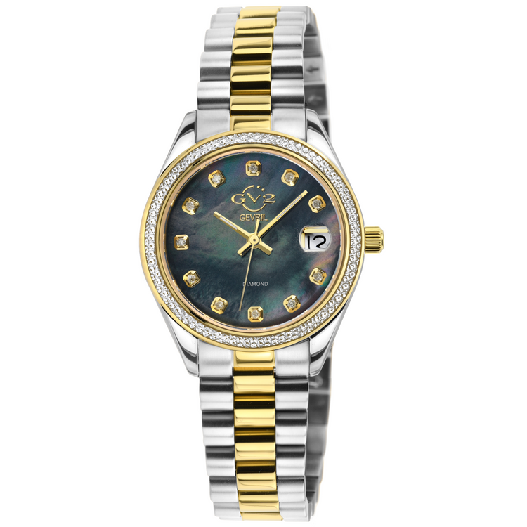 GV2 Womens Turin Swiss Diamond Watch