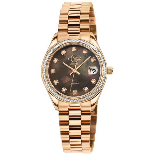 GV2 Womens Turin Swiss Diamond Watch