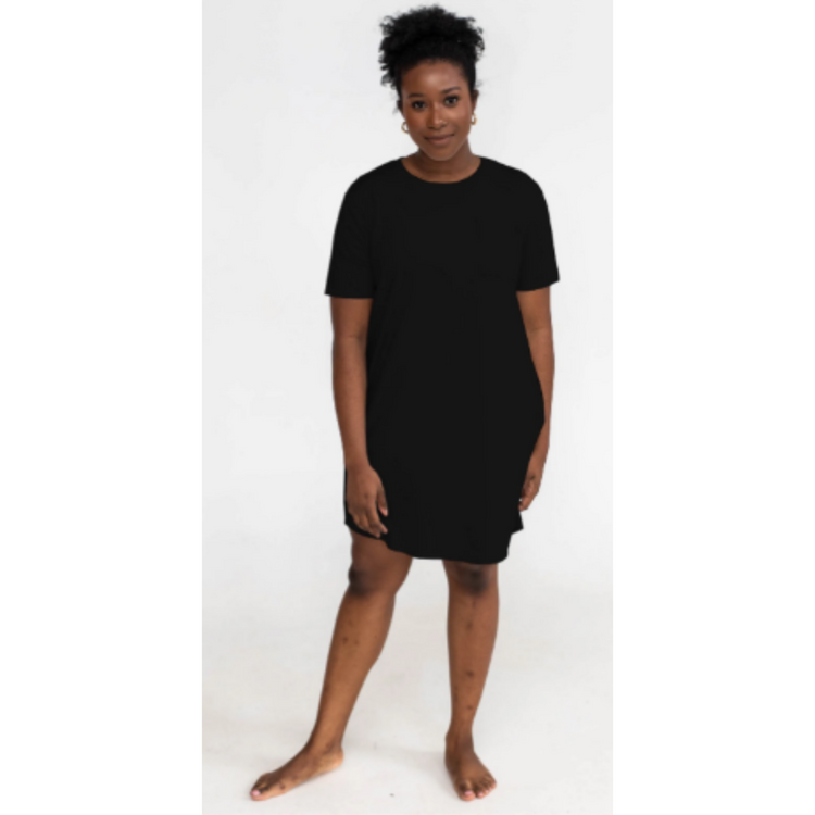SPECIAL OFFER Kayla Easy T-Shirt Dress | Black