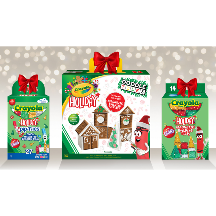 Crayola Magnetic Tiles Holiday Bundle