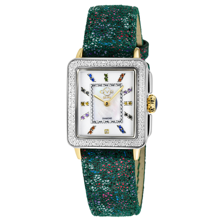 GV2 Women's Padova Gemstone Swiss Diamond Watch