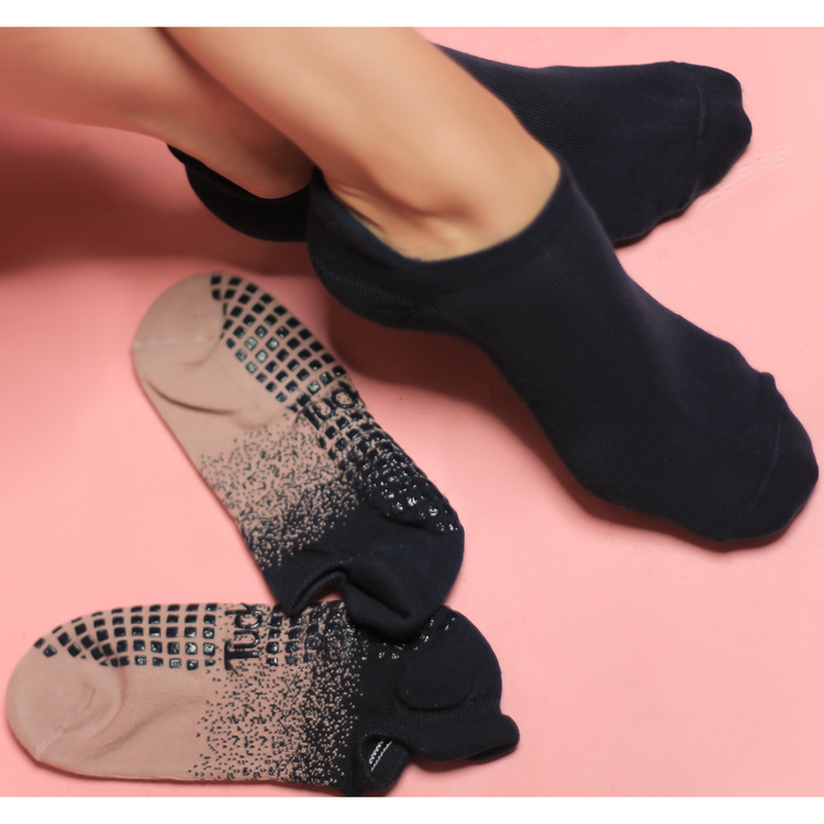 SPECIAL OFFER 2 Pack Tab Closed Toe - Rose/Navy