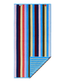 Bath Towel - Stripe With B Side - Multi-color (27" x 54")