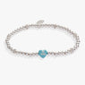 Sweethearts® "Be Mine" Stretch Bracelet - Silver