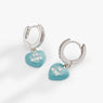 Sweethearts® "Be Mine" Huggie Earrings - Silver