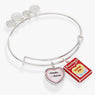 Sweethearts® Box and Tag Duo Charm Bangle - Silver