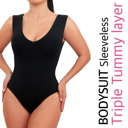 White one-piece swimsuit worn by a model on a white background