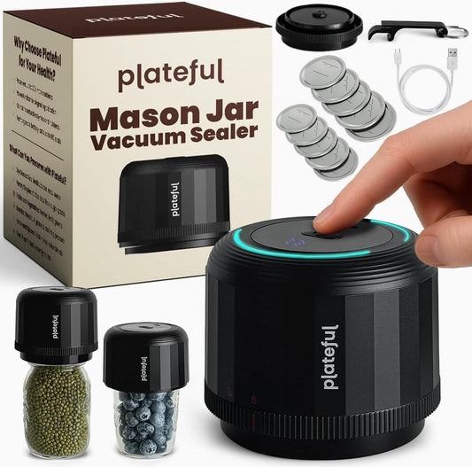 VacuFresh Mason Jar Vacuum Sealer