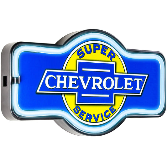 Officially Licensed Chevrolet LED Neon Light Sign Wall Decor (9.5" x 17.25")