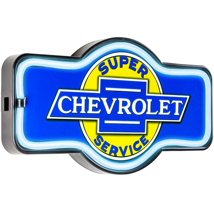 SPECIAL OFFER Officially Licensed Chevrolet LED Neon Light Sign Wall Decor (9.5" x 17.25")