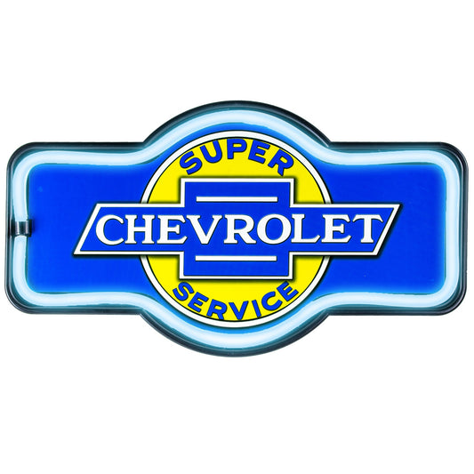 Officially Licensed Chevrolet LED Neon Light Sign Wall Decor (9.5" x 17.25")