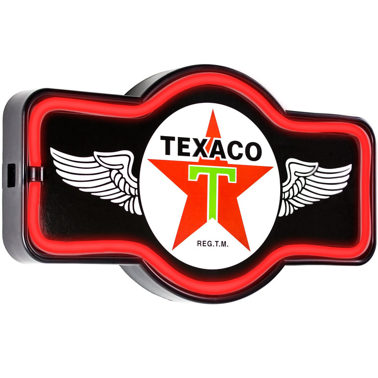 Officially Licensed Vintage Texaco LED Neon Light Sign (9.5" x 17.25")