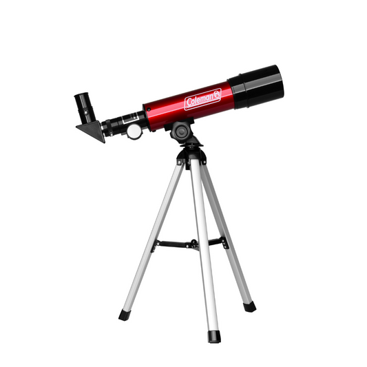 COLEMAN 360x50 Refractor Telescope Kit with Heavy Duty Carrying Case