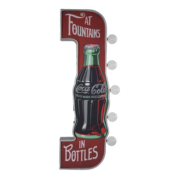 SPECIAL OFFER Officially Licensed Vintage Coca Cola in Bottles LED Marquee Wall Sign