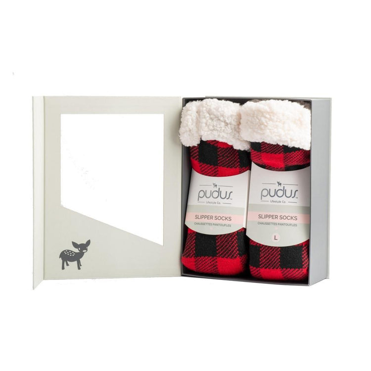 Gift Box - Cozy Couple | Lumberjack Red (1 LARGE & 1 REGULAR)