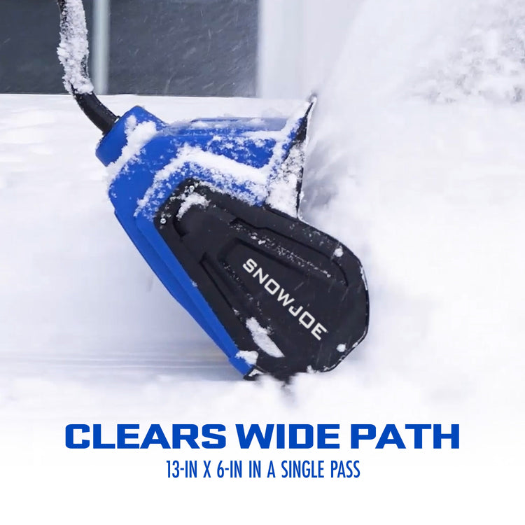 Snow Joe 24-Volt* IONMAX 13-Inch Cordless Snow Shovel Bundle | W/ 4.0-Ah Battery, Quick Charger, Cover, Ice Scraper and Extended 3-Year Warranty