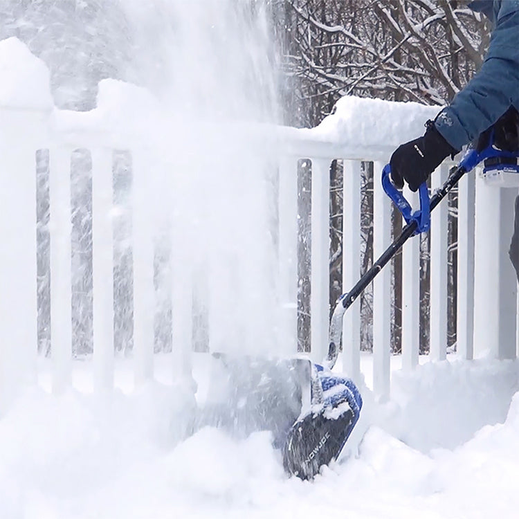 Snow Joe 24-Volt* IONMAX 13-Inch Cordless Snow Shovel Bundle | W/ 4.0-Ah Battery, Quick Charger, Cover, Ice Scraper and Extended 3-Year Warranty