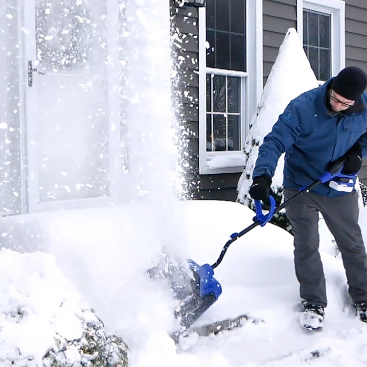 Snow Joe 24-Volt* IONMAX 13-Inch Cordless Snow Shovel Bundle | W/ 4.0-Ah Battery, Quick Charger, Cover, Ice Scraper and Extended 3-Year Warranty