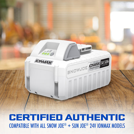 CERTIFIED AUTHENTIC IONMAX 24-Volt* 5.0-Ah Lithium-ION Battery