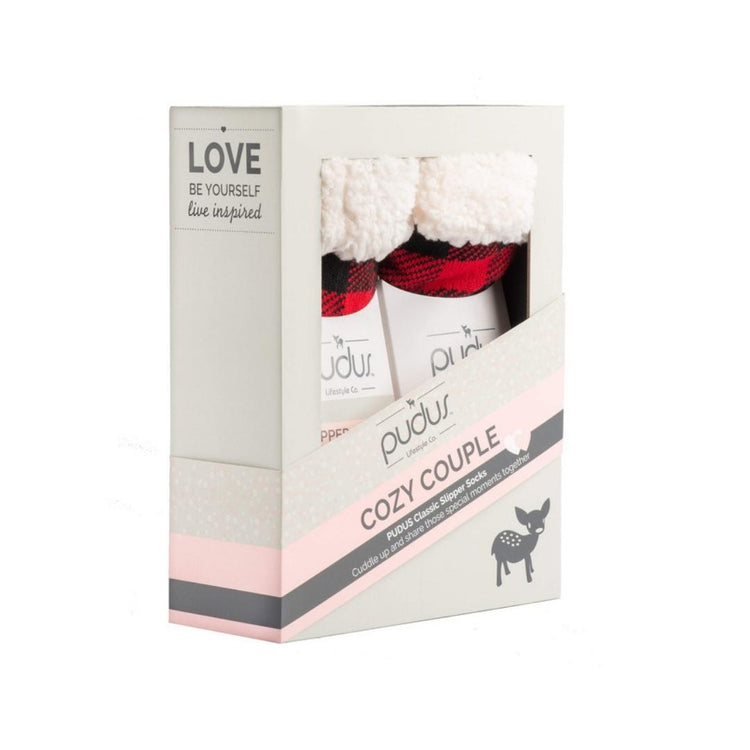 Gift Box - Cozy Couple | Lumberjack Red (1 LARGE & 1 REGULAR)