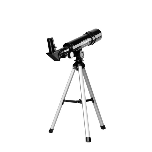 COLEMAN 360x50 Refractor Telescope Kit with Heavy Duty Carrying Case