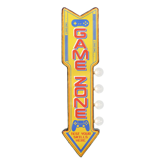 Retro Game Zone LED Marquee Off the Wall Sign