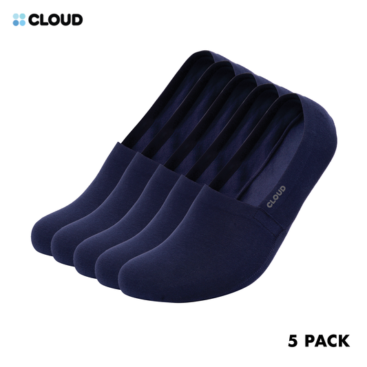 SPECIAL OFFER Premium No Show Socks-Navy 5Pack