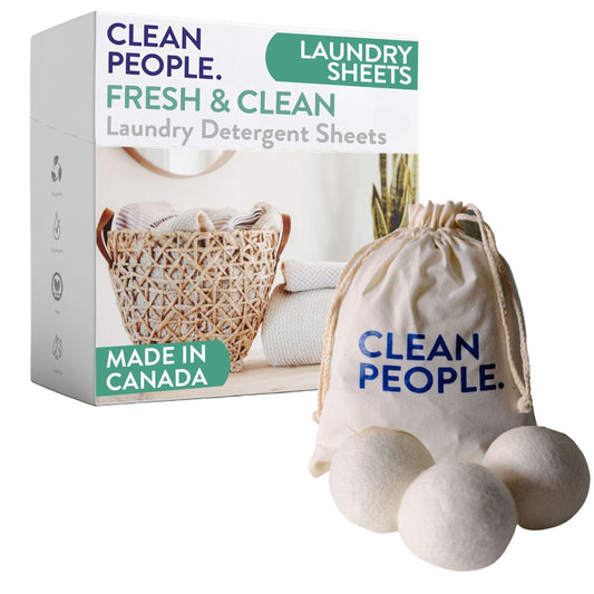 SPECIAL OFFER LAUNDRY DETERGENT SHEETS + DRYER BALLS KIT