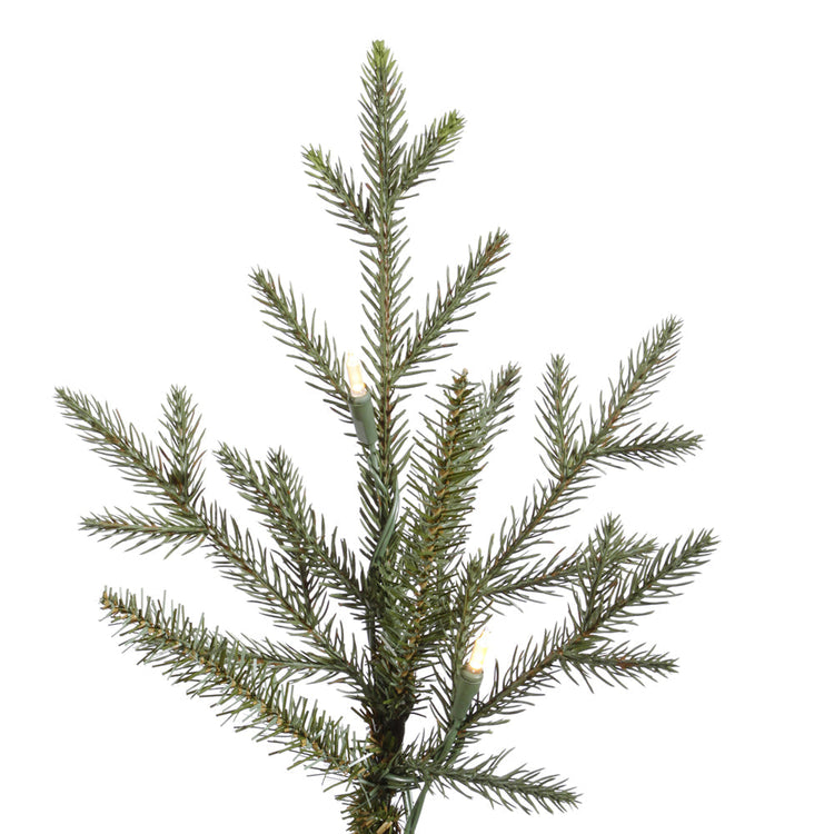 Itasca Fraser Artificial Christmas Tree with Warm White LED Dura-lit Lights - 6.5'