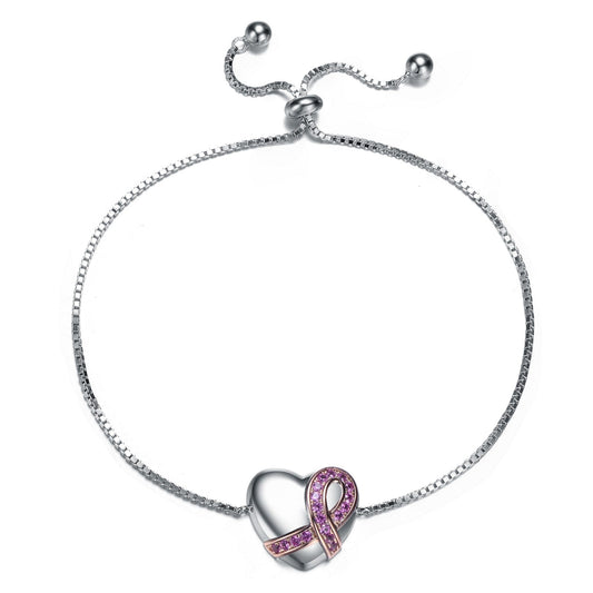 Heart-Shaped Charm Bracelet