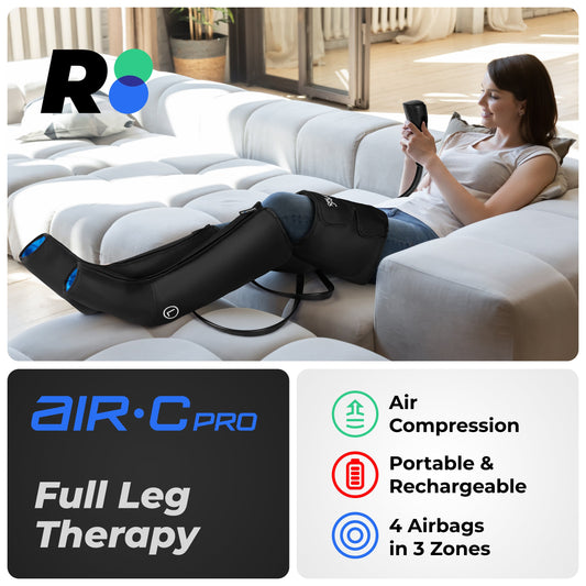 BUNDLE AIR-C PRO Leg Air Massager + NECKA Neck Massager + HEAT