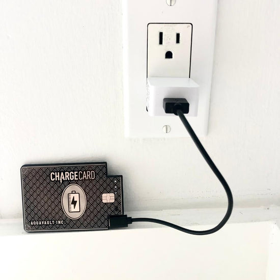 ChargeCard® Ultra -Thin Card Size Charger - Black