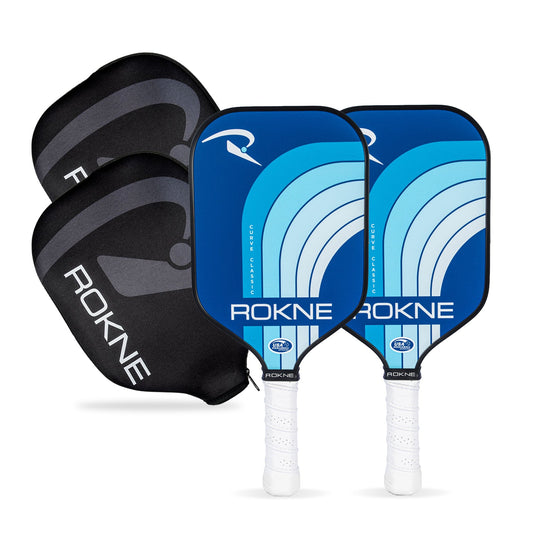 SPECIAL OFFER Curve Classic Pickleball Paddle Set - The Ice Set (Paddle Covers Included)