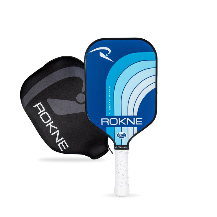SPECIAL OFFER Curve Classic Pickleball Paddle - Ice (Paddle Cover Included)