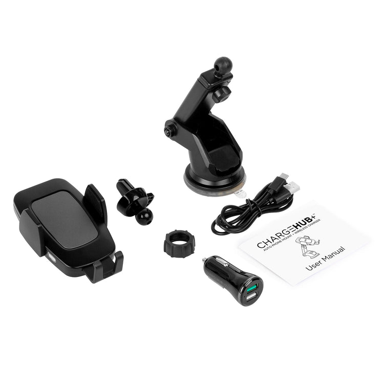 ChargeHub Auto Phone Mount & Wireless Charger