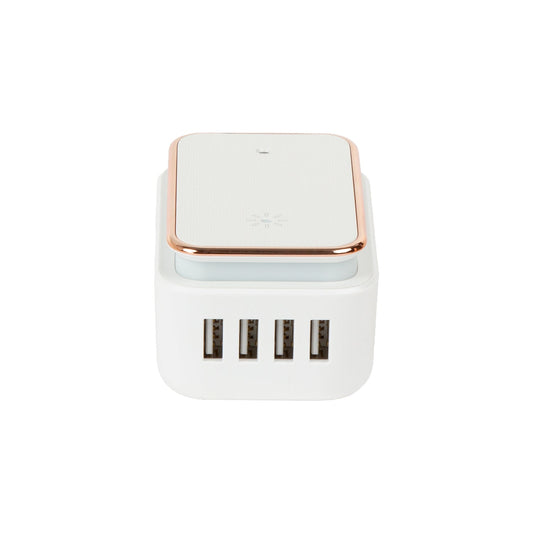 ChargeHub X4 – 4-Port USB SuperCharger & LED Night Light