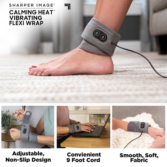 Calming Heat By Sharper Image, Weighted Massaging Heating Pad