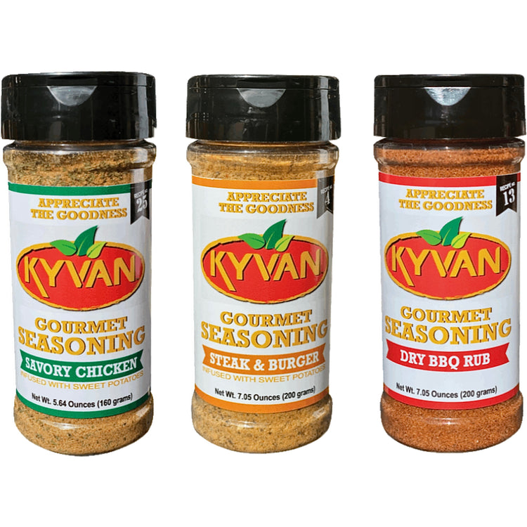 Gourmet Seasonings - Variety 3 Pack