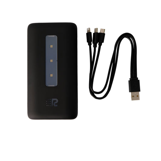 Rush Bank UVC - UV Light Sanitizer and Portable Power Bank