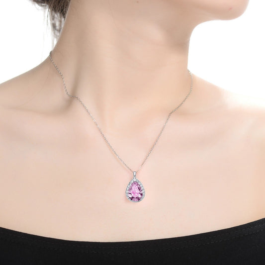 Pear-Shape Pendant Necklace