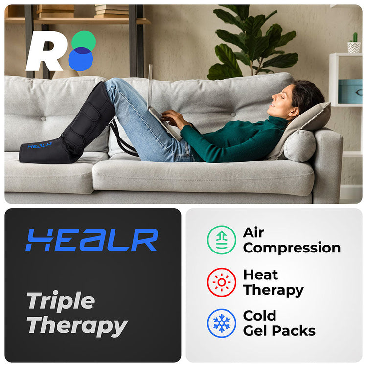 HEALR Leg massager with hot and cold