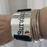 Survivor Cuff - SILVER/BLACK