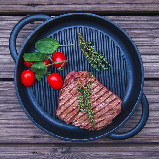 SPECIAL OFFER The Whatever Pan - Cast Aluminum Griddle Pan with Glass Lid